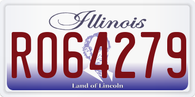 IL license plate RO64279