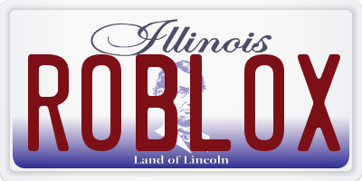 IL license plate ROBLOX