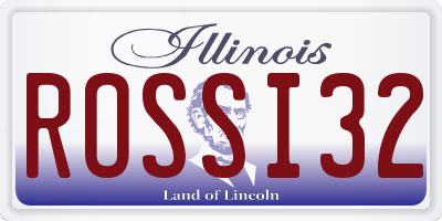 IL license plate ROSSI32