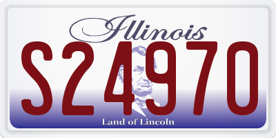 IL license plate S24970