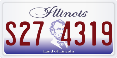 IL license plate S274319