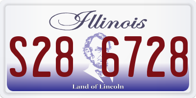 IL license plate S286728