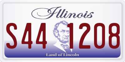 IL license plate S441208