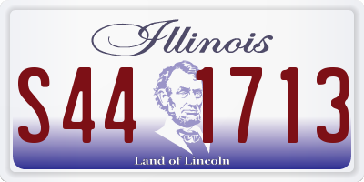 IL license plate S441713