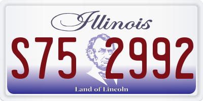 IL license plate S752992