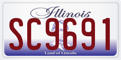 IL license plate SC9691