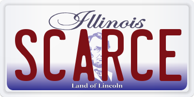 IL license plate SCARCE