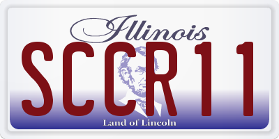 IL license plate SCCR11