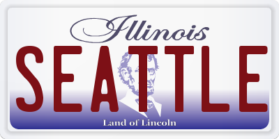 IL license plate SEATTLE