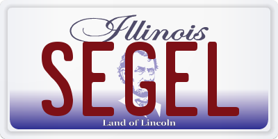 IL license plate SEGEL