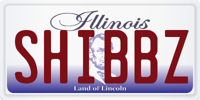 IL license plate SHIBBZ