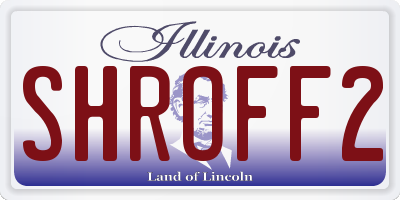 IL license plate SHROFF2