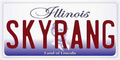 IL license plate SKYRANG