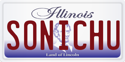 IL license plate SONICHU