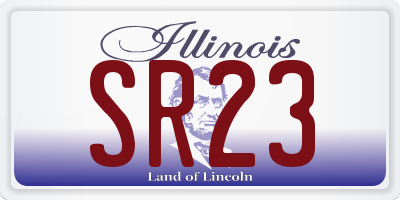 IL license plate SR23