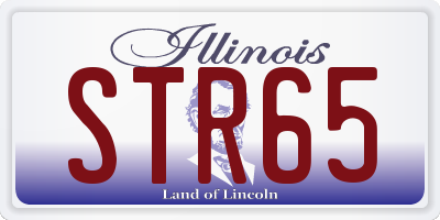 IL license plate STR65