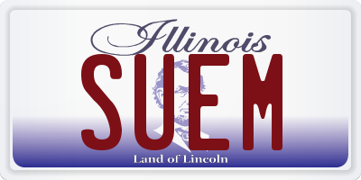 IL license plate SUEM