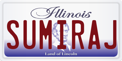 IL license plate SUMIRAJ