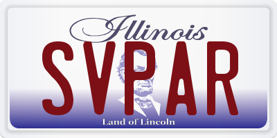 IL license plate SVPAR