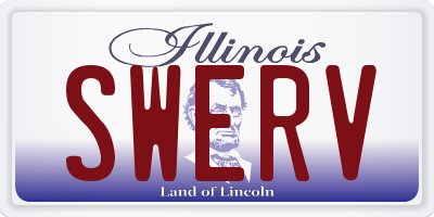 IL license plate SWERV