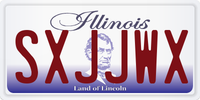 IL license plate SXJJWX