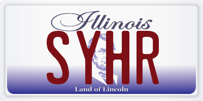 IL license plate SYHR