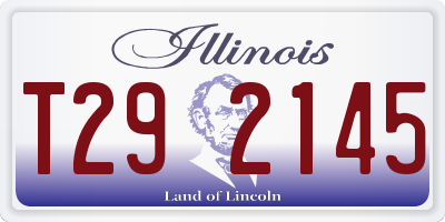 IL license plate T292145