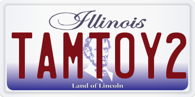 IL license plate TAMTOY2