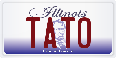 IL license plate TATO