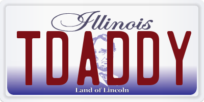 IL license plate TDADDY