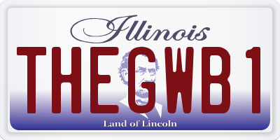 IL license plate THEGWB1