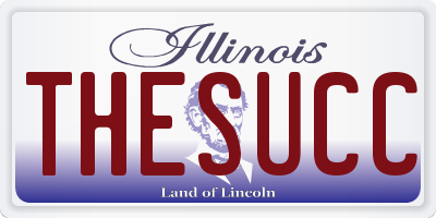 IL license plate THESUCC