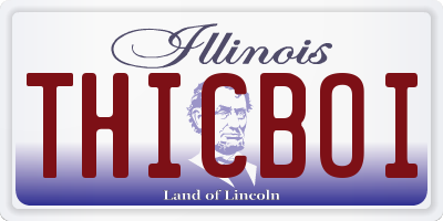 IL license plate THICBOI