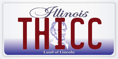 IL license plate THICC