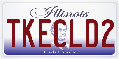 IL license plate TKECLD2