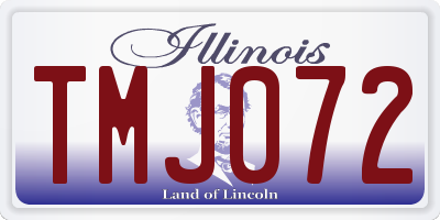 IL license plate TMJ072