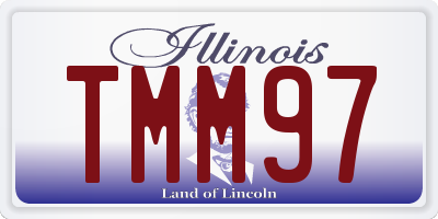 IL license plate TMM97