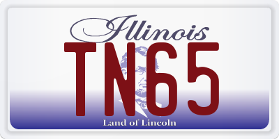 IL license plate TN65