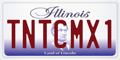 IL license plate TNTCMX1