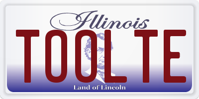 IL license plate TOOLTE