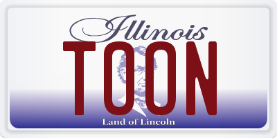 IL license plate TOON