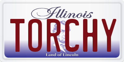 IL license plate TORCHY