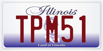 IL license plate TPM51