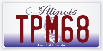 IL license plate TPM68