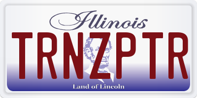 IL license plate TRNZPTR