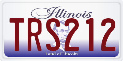 IL license plate TRS212