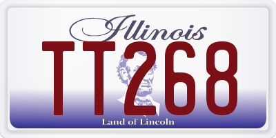 IL license plate TT268