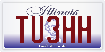 IL license plate TU3HH