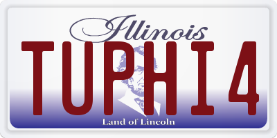 IL license plate TUPHI4