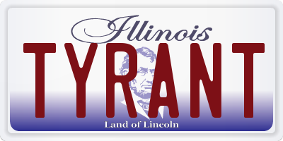 IL license plate TYRANT